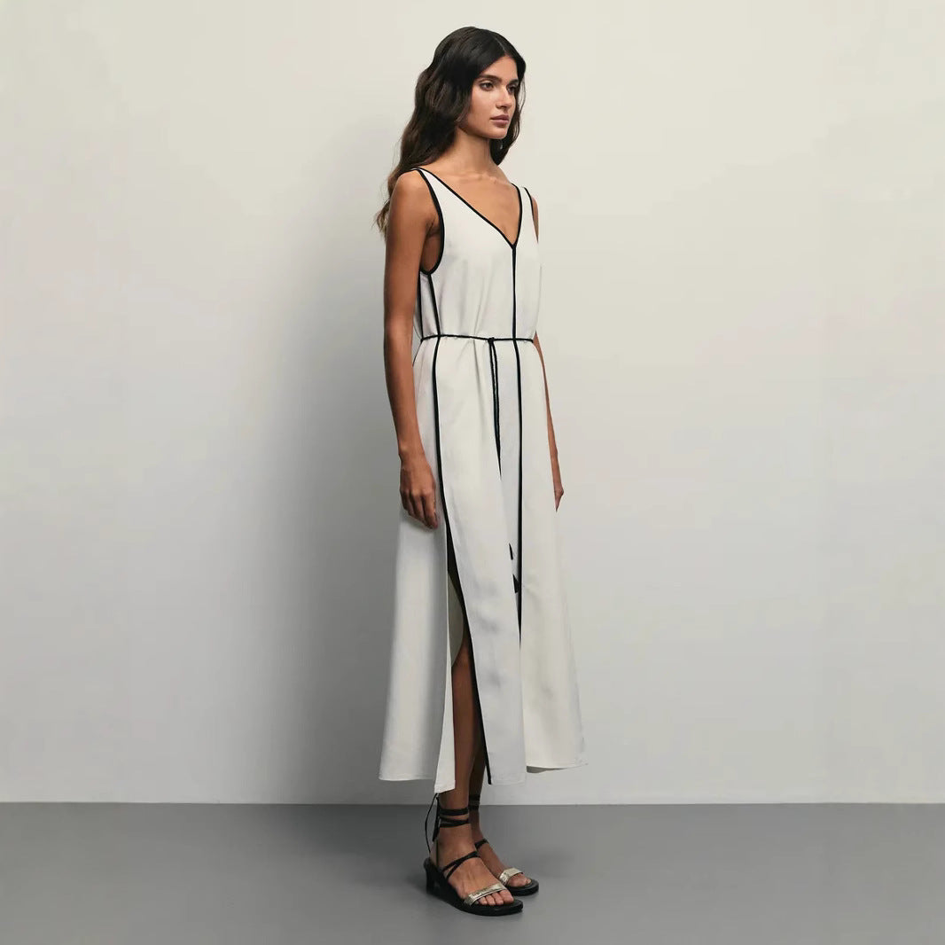 Image of Cheri | Women's Sleeveless A-Line Midi Dress