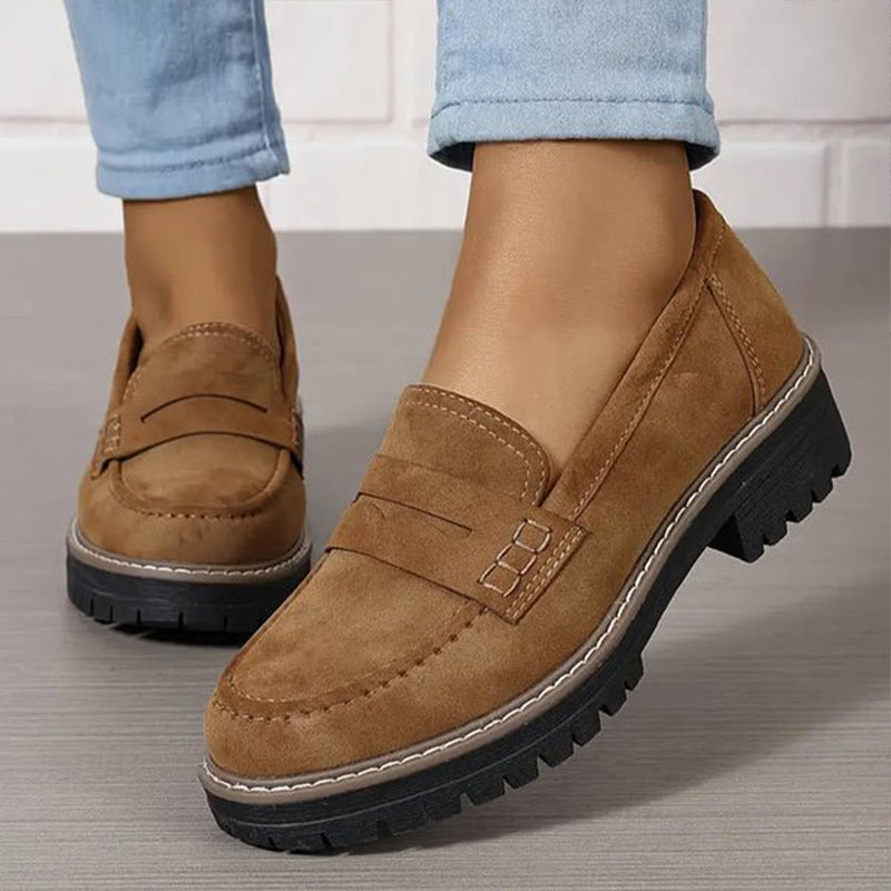 Image of Cheryl | Women's Platform Lug Sole Loafers