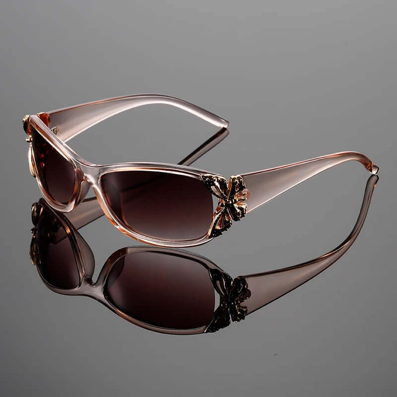 Chic Sunglasses with Butterfly Charms