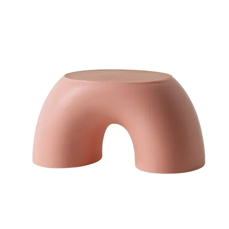 Children's Plastic Rainbow-Shaped Stool
