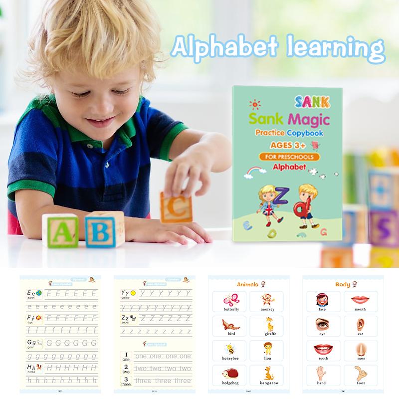 Children's Reusable Magic Practice Copybook Set