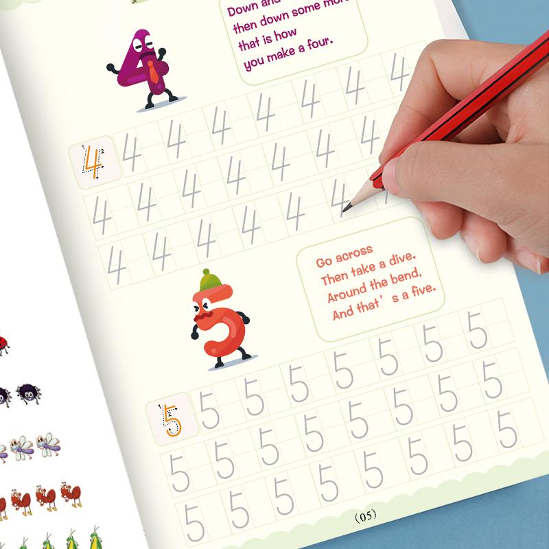 Children's Reusable Magic Practice Copybook Set
