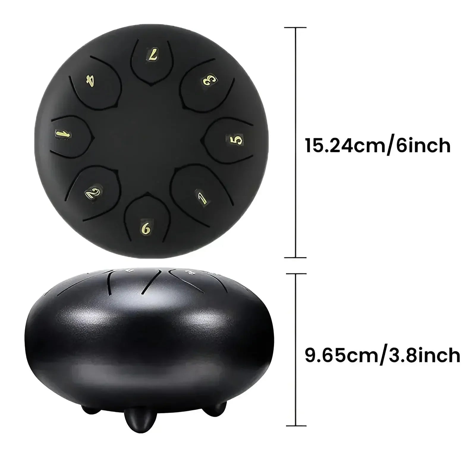 Children's Tongue Drum Made of Steel | Robust & Resonant