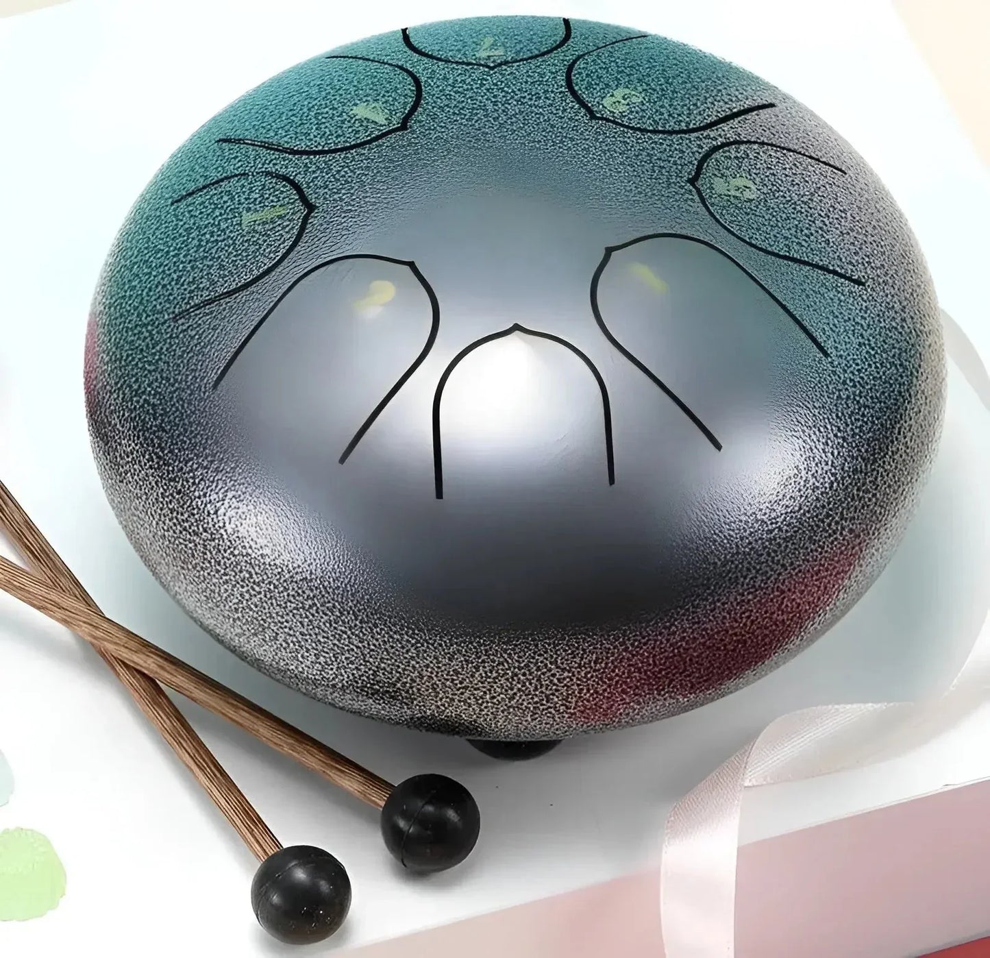 Children's Tongue Drum Made of Steel | Robust & Resonant