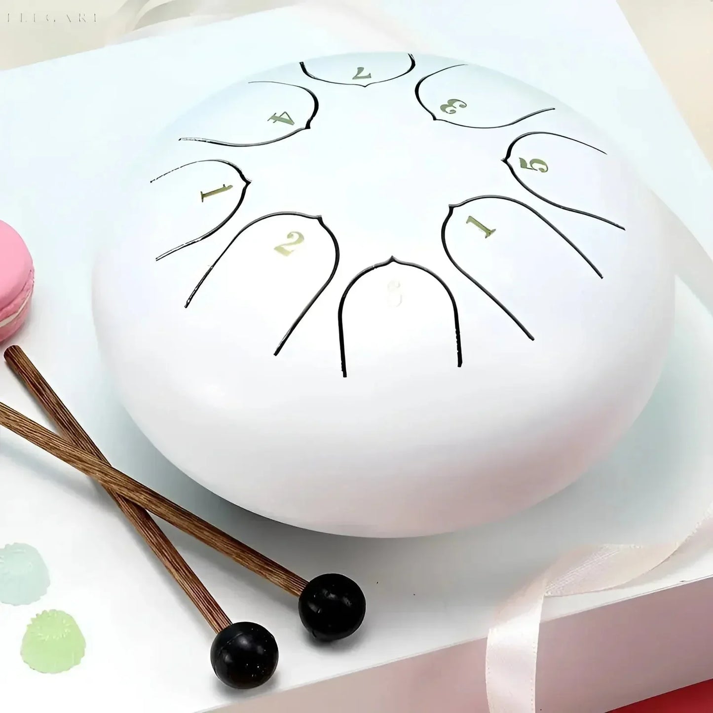 Children's Tongue Drum Made of Steel | Robust & Resonant