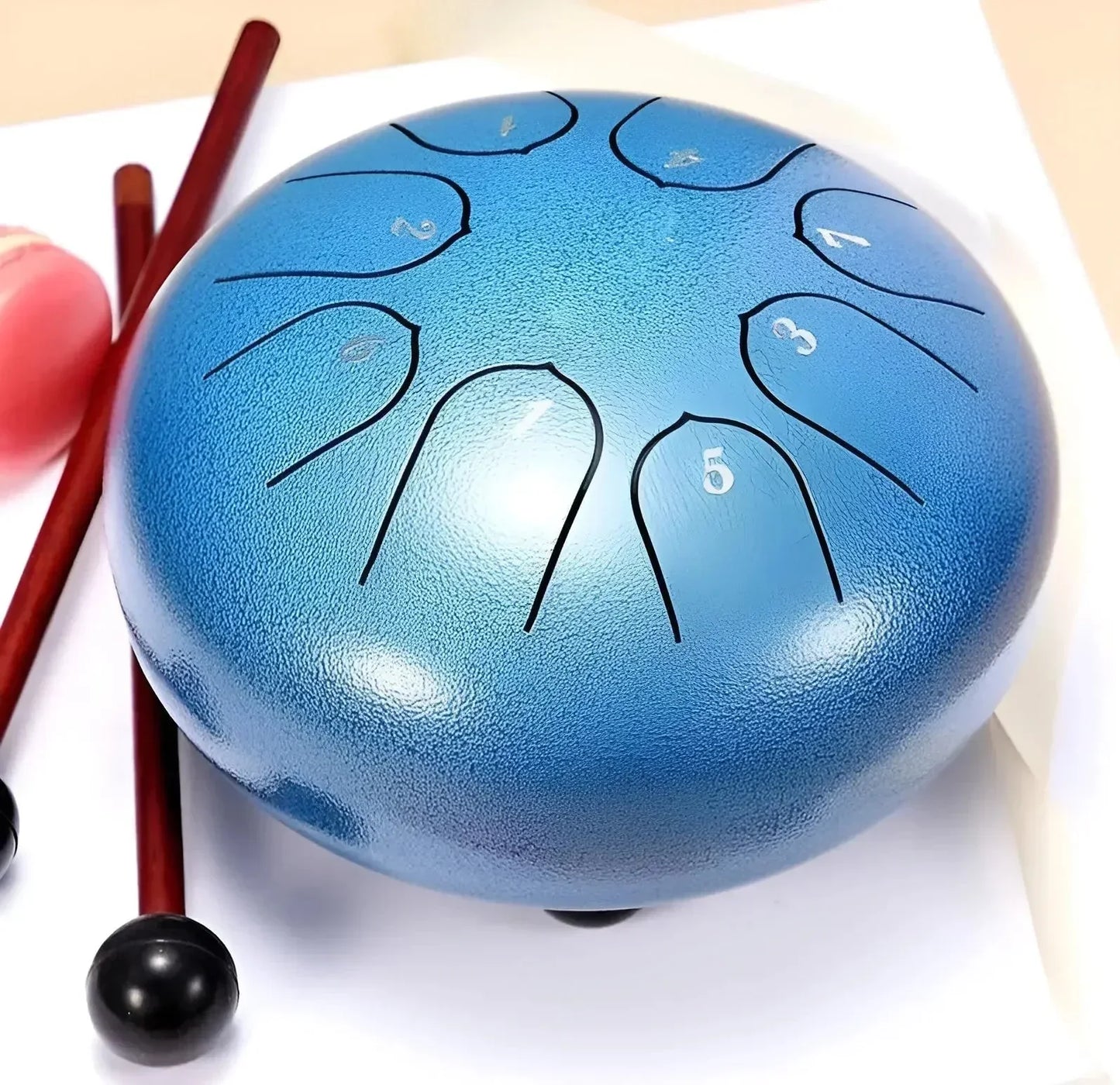 Children's Tongue Drum Made of Steel | Robust & Resonant