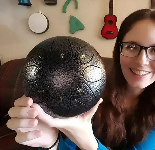 Children's Tongue Drum Made of Steel | Robust & Resonant