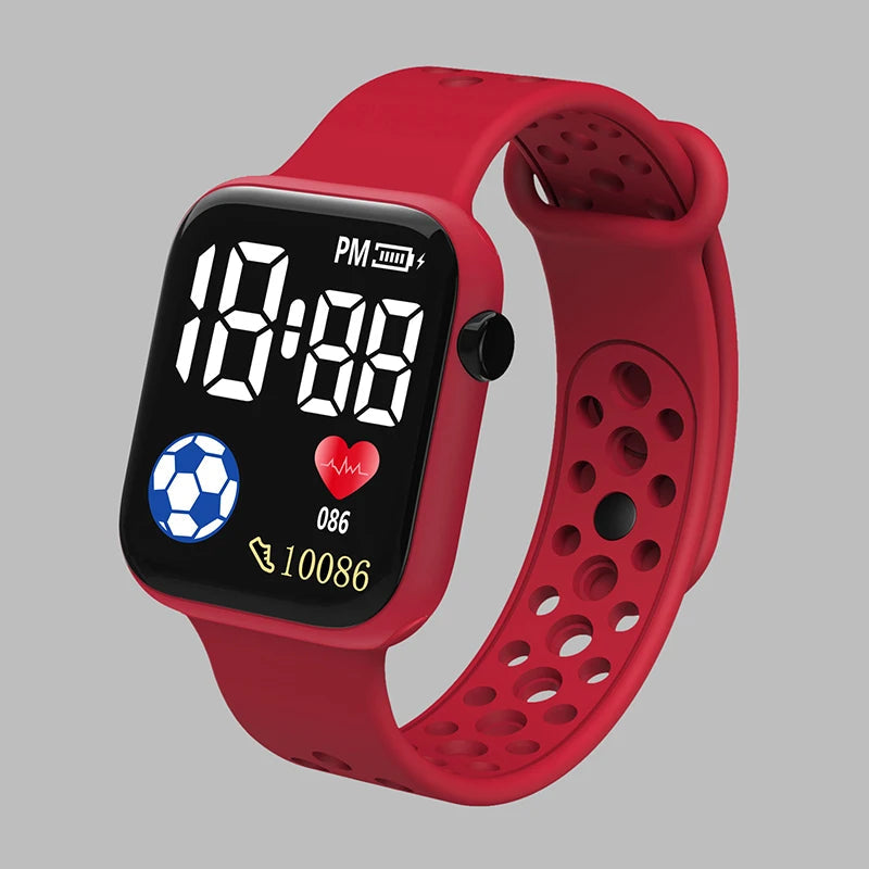 Children's Waterproof Digital Sports Watch – Stopwatch and Backlight