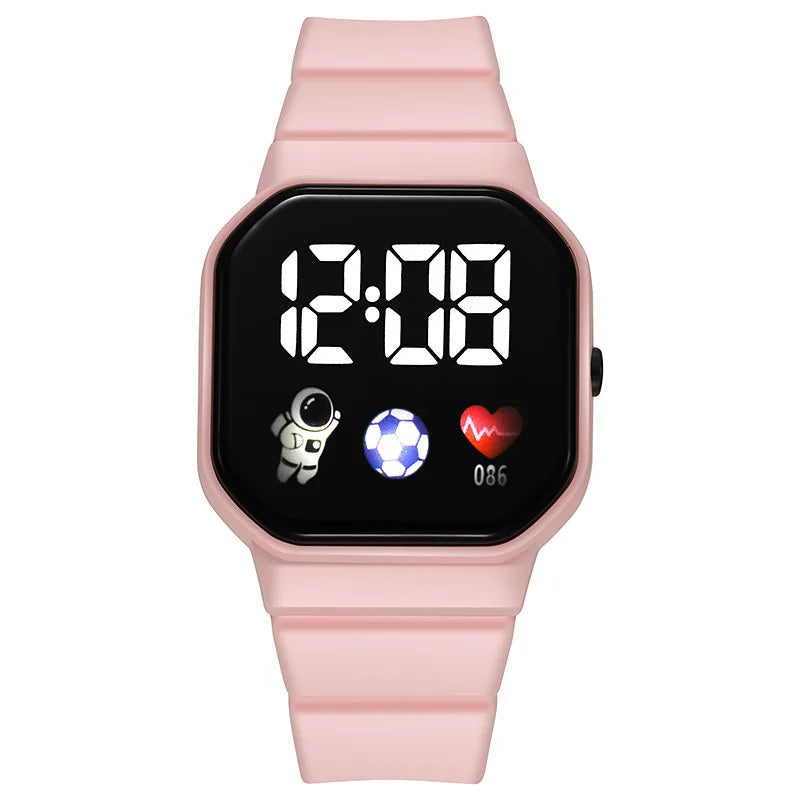 Children's Waterproof Digital Sports Watch – Stopwatch and Backlight