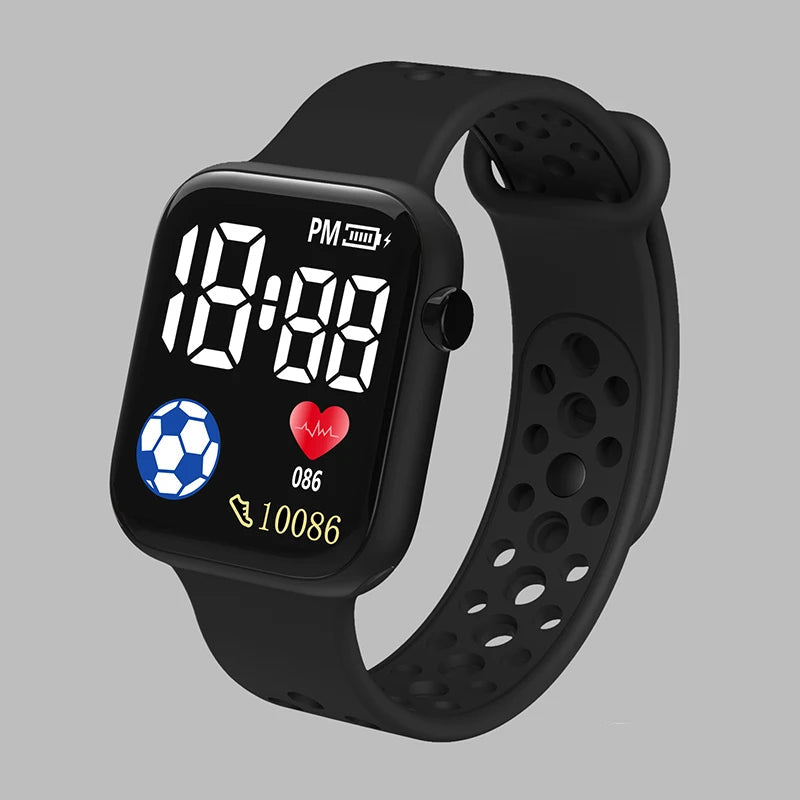 Children's Waterproof Digital Sports Watch – Stopwatch and Backlight