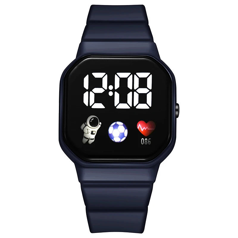 Children's Waterproof Digital Sports Watch – Stopwatch and Backlight