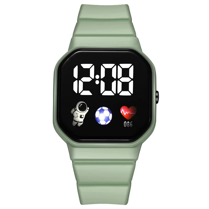 Children's Waterproof Digital Sports Watch – Stopwatch and Backlight