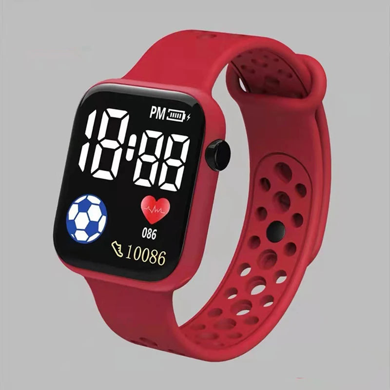 Children's Waterproof Digital Sports Watch – Stopwatch and Backlight