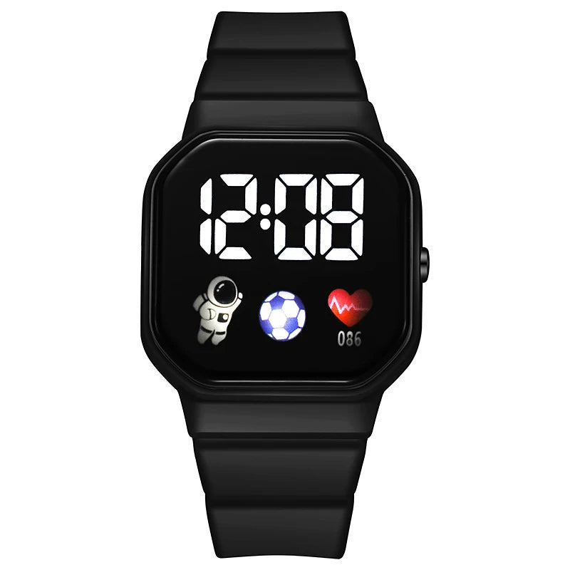 Children's Waterproof Digital Sports Watch – Stopwatch and Backlight