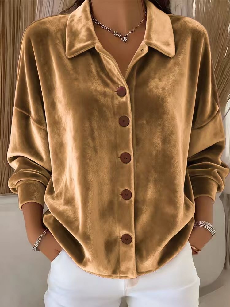 Image of Christina | Women's Button-Down Long Sleeve Blouse