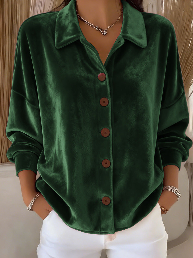 Image of Christina | Women's Button-Down Long Sleeve Blouse