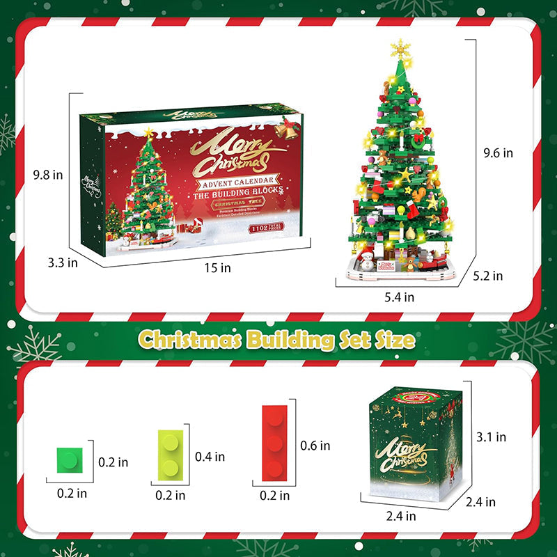 Christmas Tree Advent Calendar 2026 – DIY Christmas Decoration Building Set