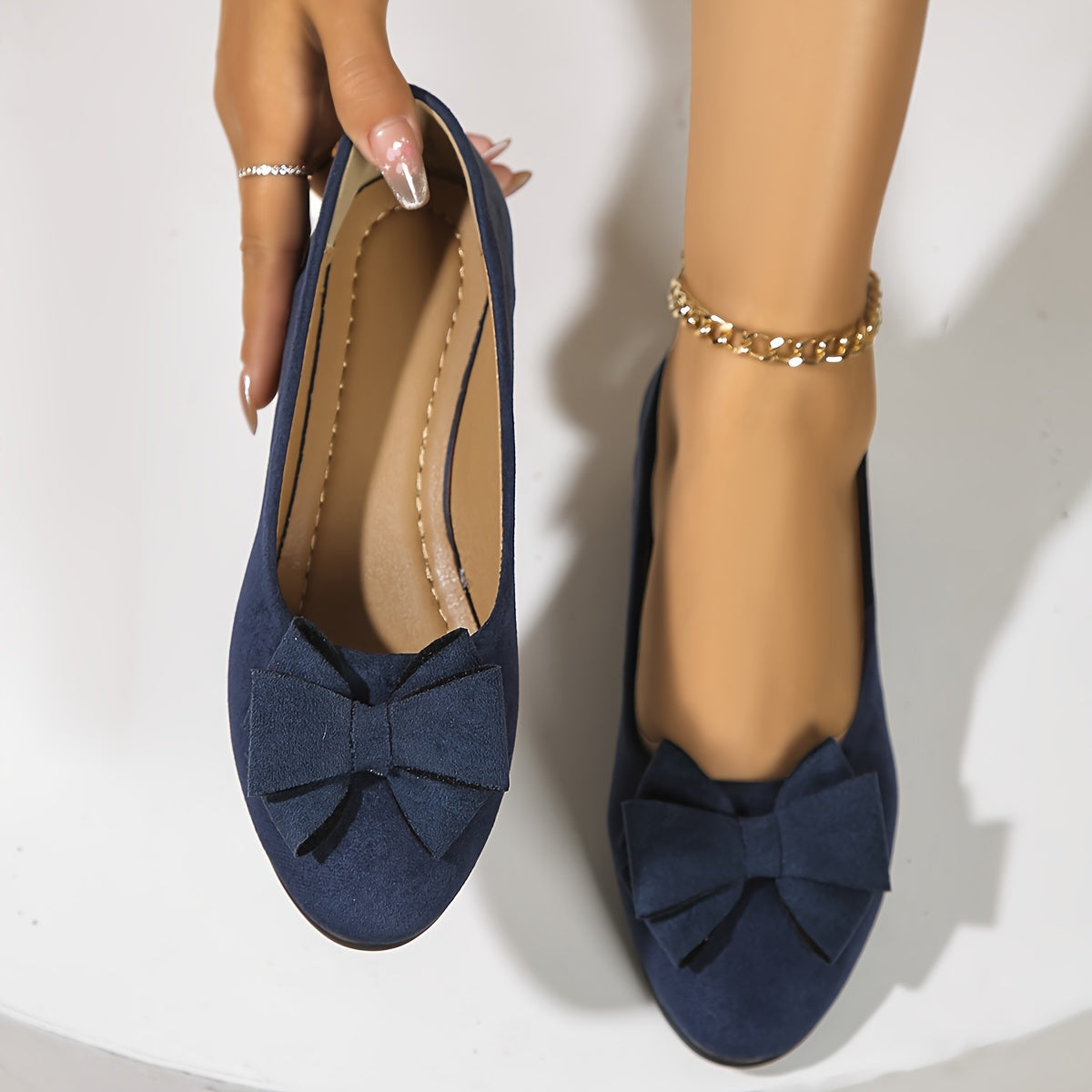 Image of Christy | Women's Slip-On Wedge Shoes
