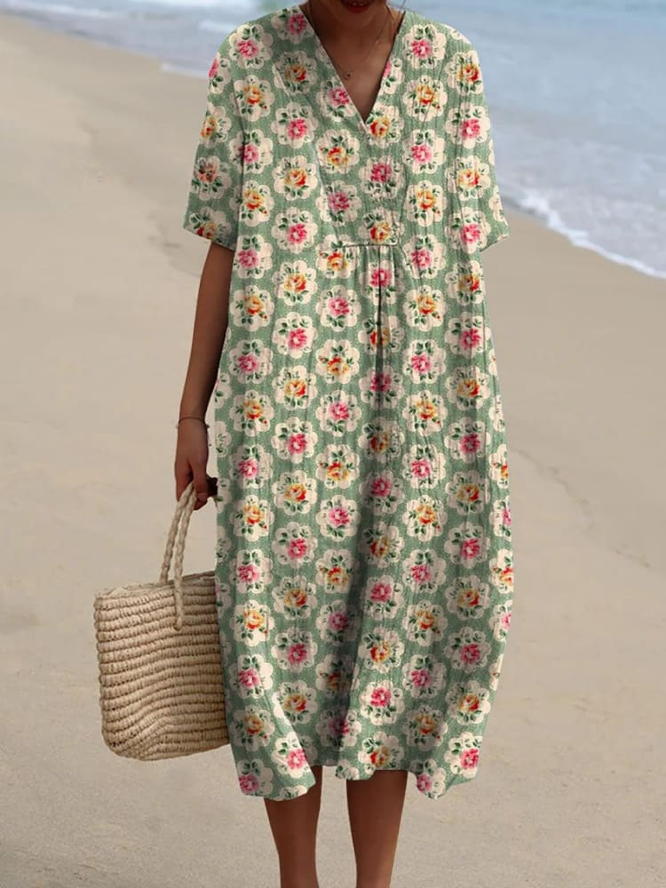 Claire | Effortless Boho Casual Sundress for Women in Relaxed Style