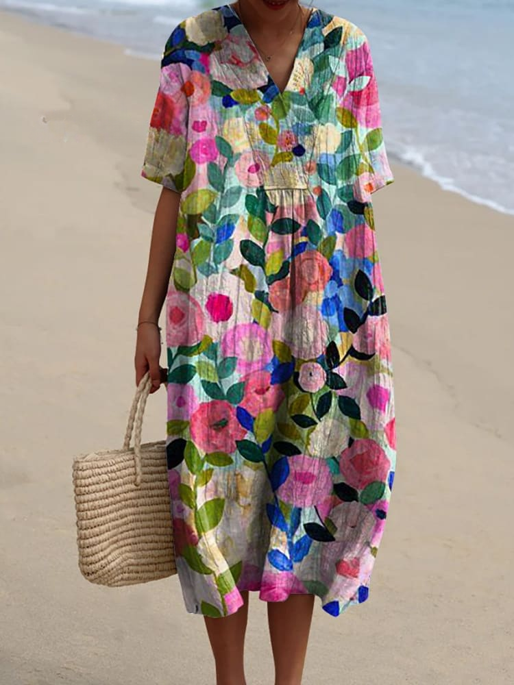 Claire | Effortless Boho Casual Sundress for Women in Relaxed Style