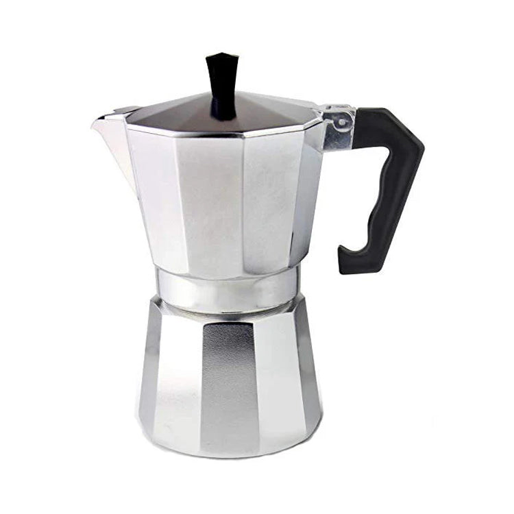 Classic Italian Stovetop Espresso Maker - 12 Cup Moka Pot