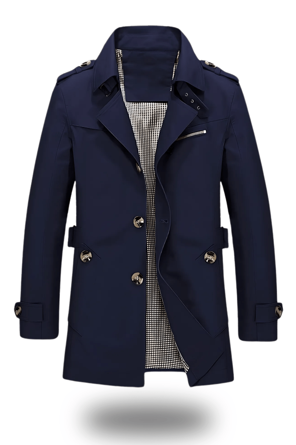Classic Lapel Trench Coat