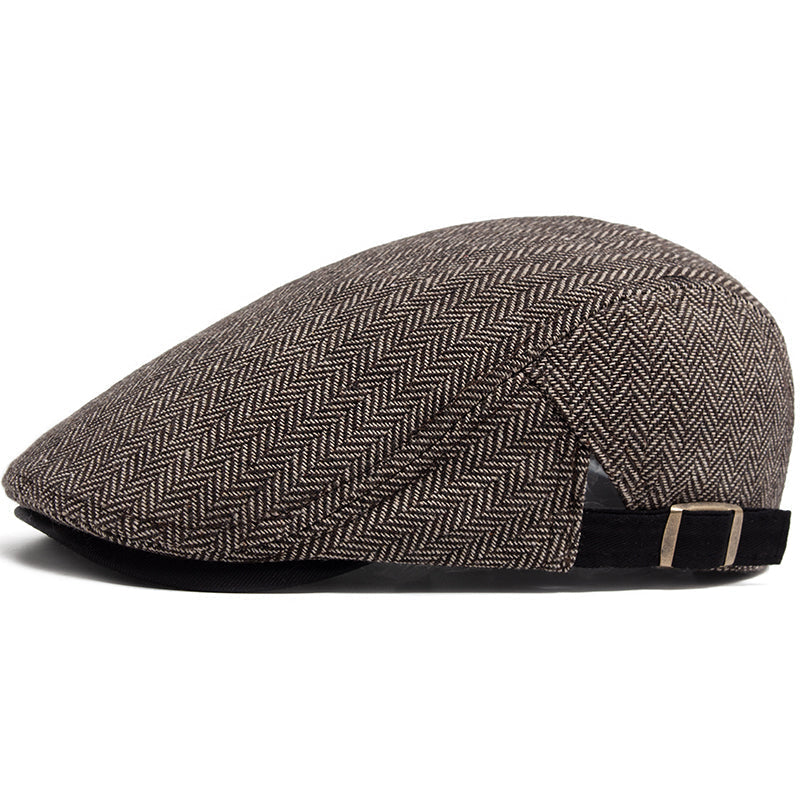 Classic Textured Flat Cap
