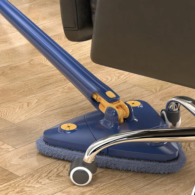 Cleaner Pro° Triangle Mop: Long Handle Adjustable Triangle 360 Cleaning Mop