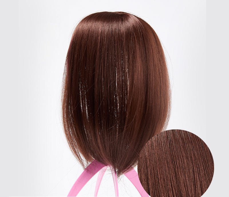 Clip-In Hair Topper with Bangs