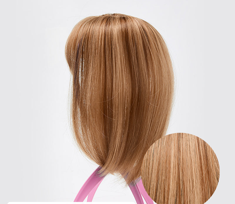 Clip-In Hair Topper with Bangs
