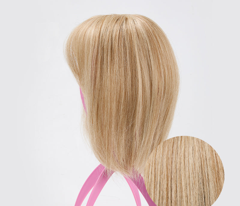 Clip-In Hair Topper with Bangs