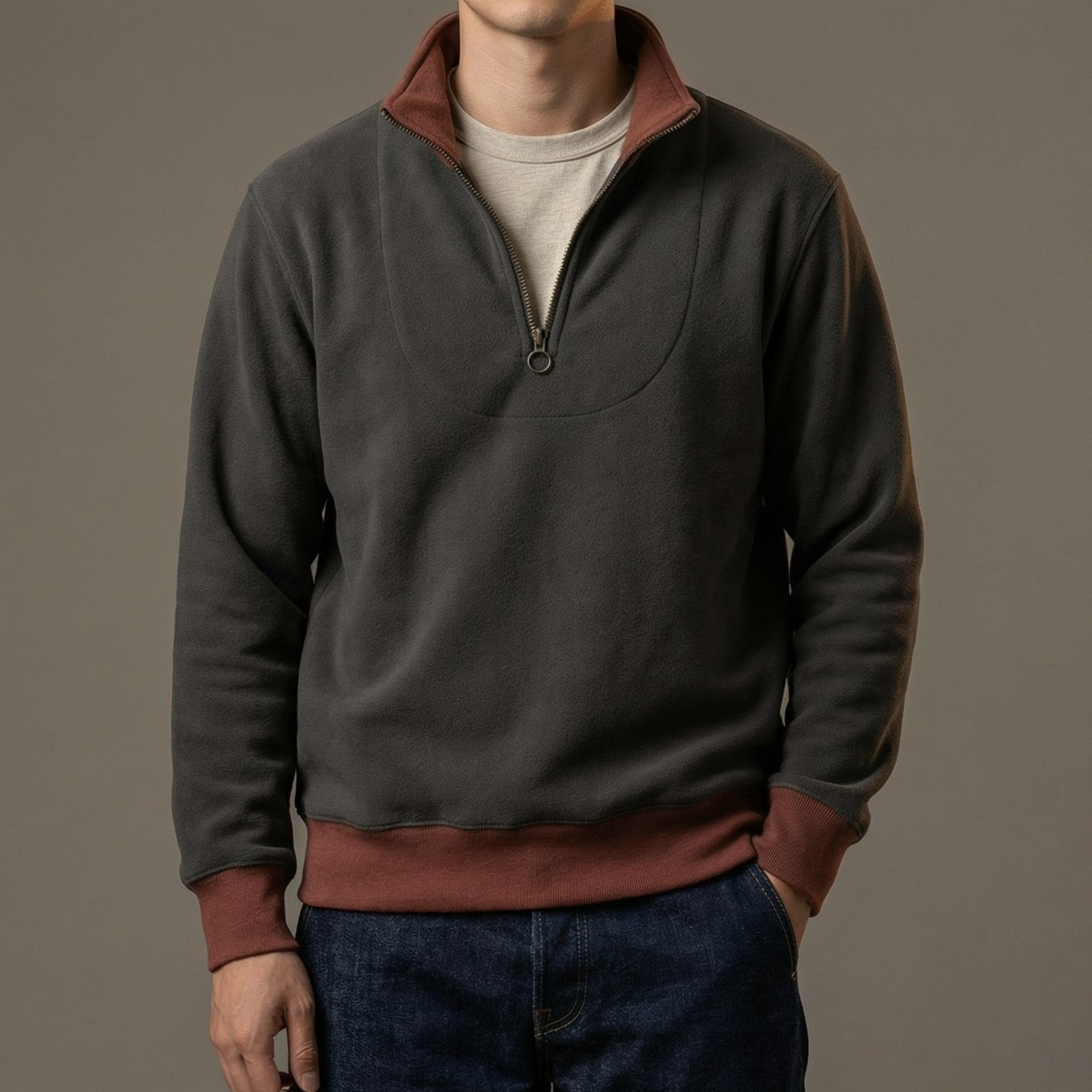 Image of Colin | Men's Quarter Zip Sweater