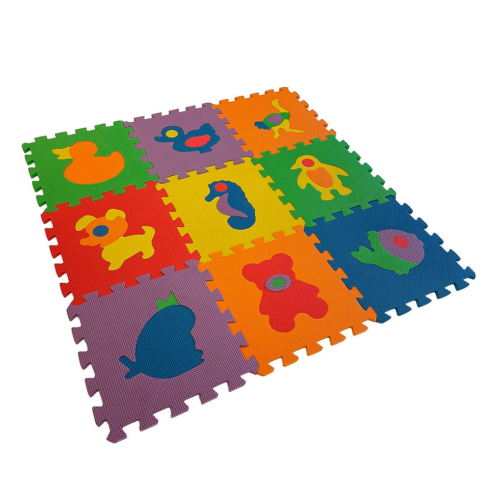 Colorful Soft Play Mat / Activity Mat - choose between animal motifs or letters