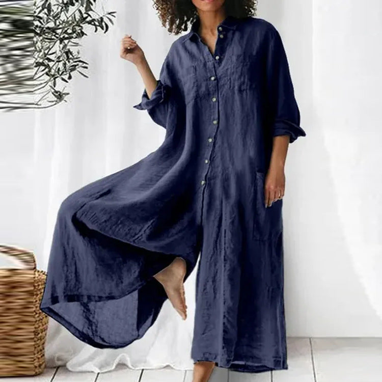 Image of Connie | Women's Button-Down Maxi Dress
