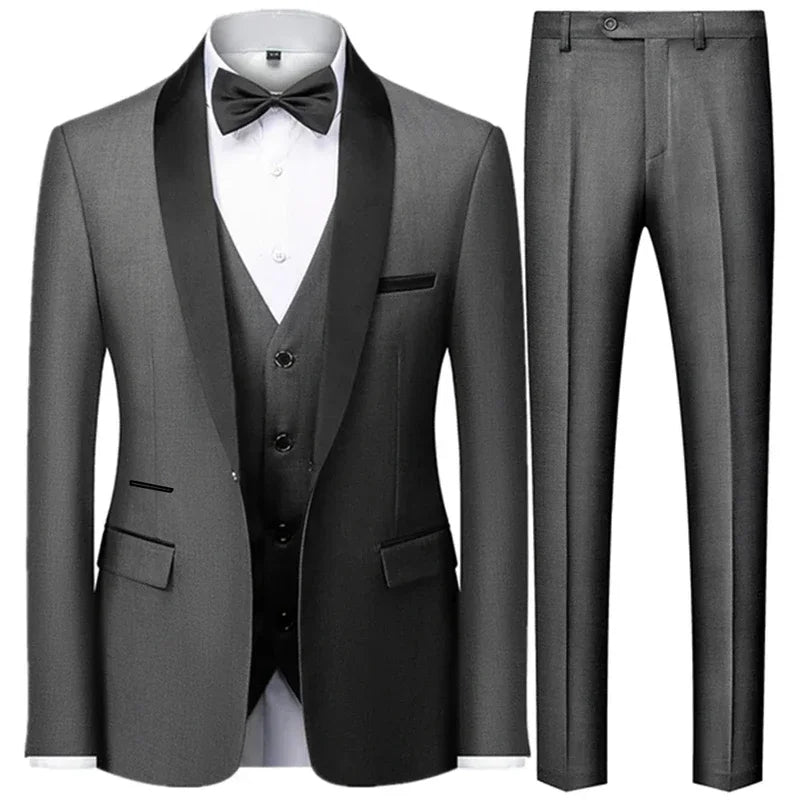 Connor | Men's Slim-Fit Notch Lapel Suit - Image 2