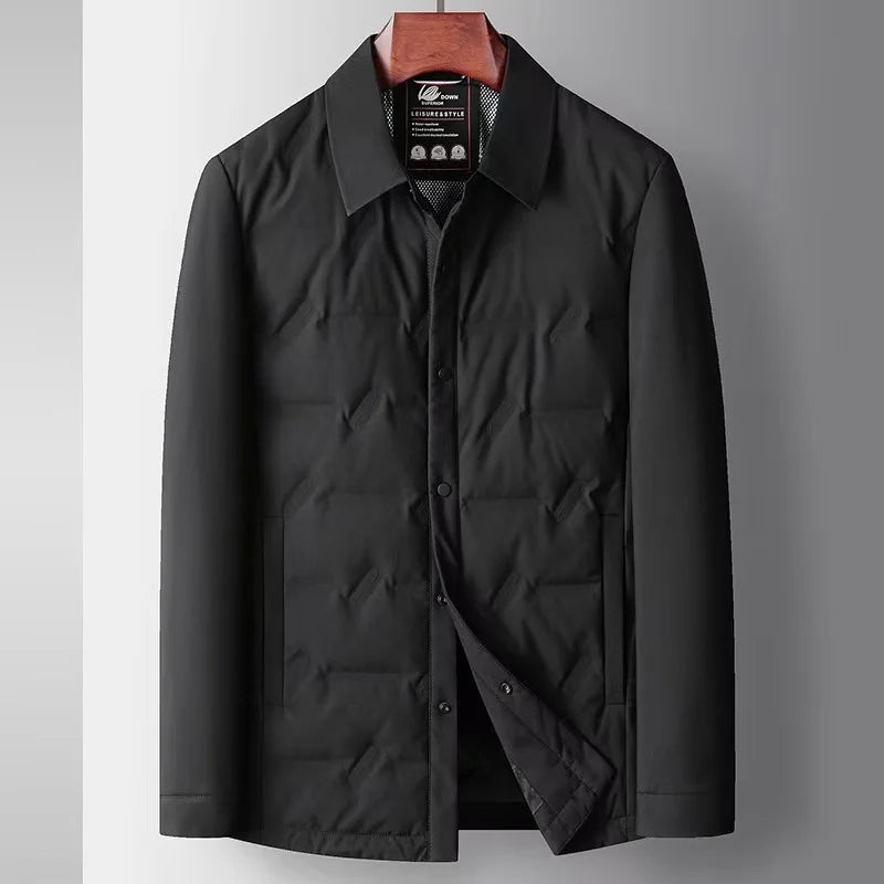 Image of Conrad | Men's Button-Down Quilted Jacket