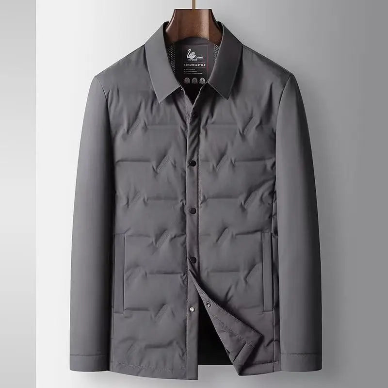 Image of Conrad | Men's Button-Down Quilted Jacket