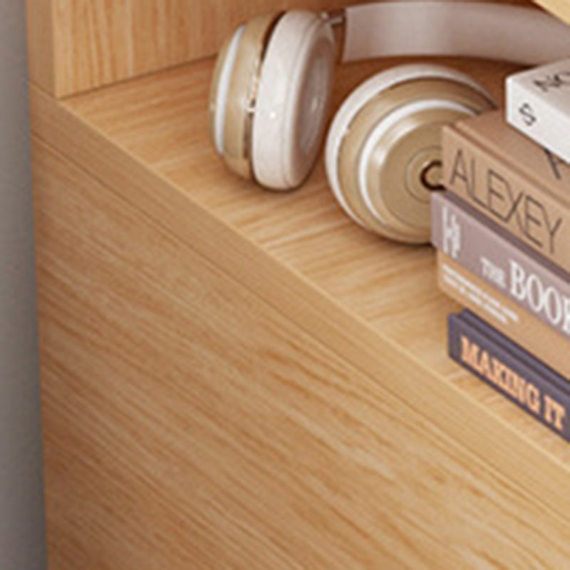 Contemporary Scandinavian Square MDF 2-Drawer Bedroom Nightstand