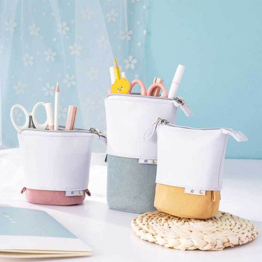 Convertible Pop-Up Pencil Case for Students & Artists