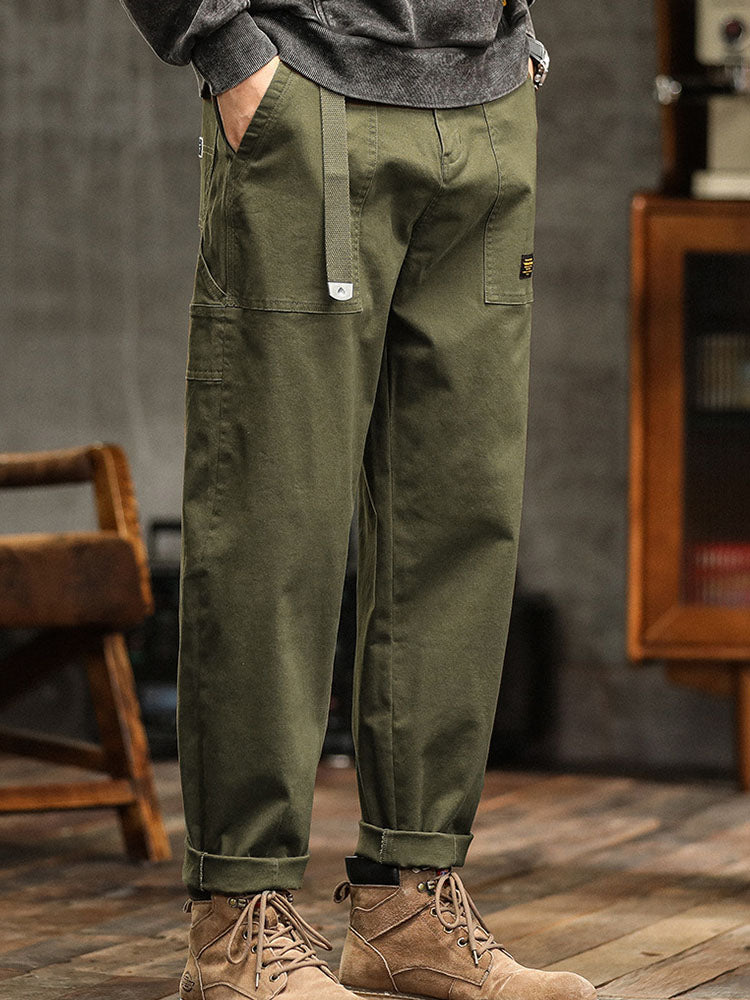 Cotton Utility Pants