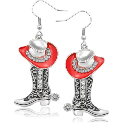 Cowboy Boot and Hat Earrings
