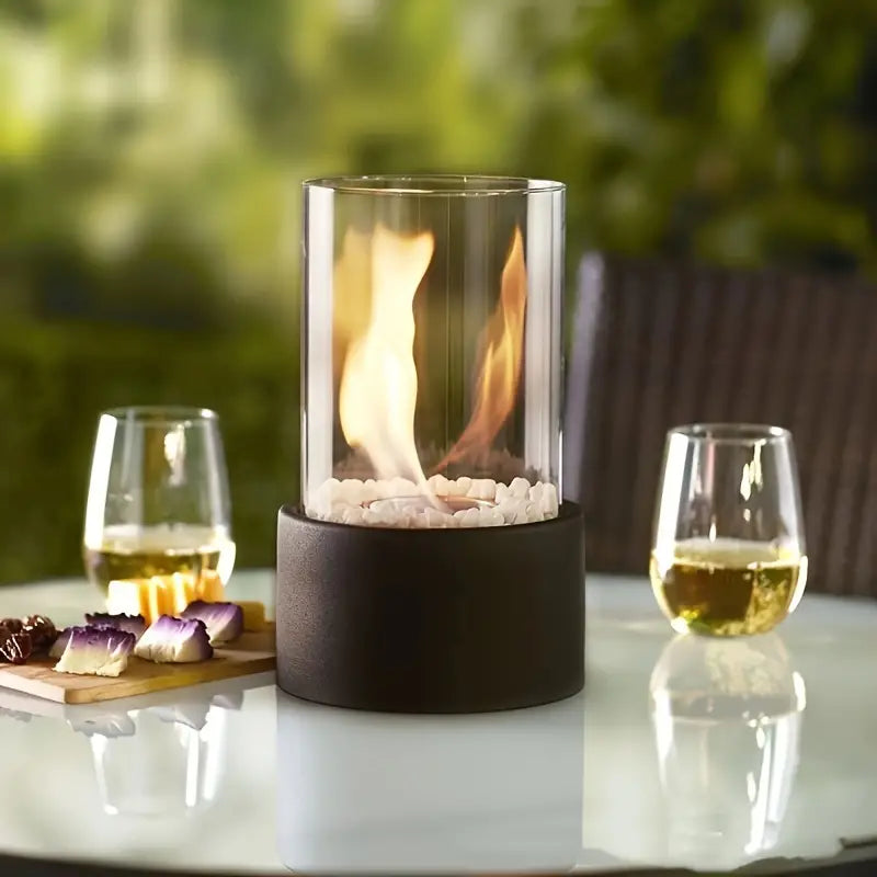 CozyFlame Tabletop Fireplace - Smoke-Free - Bioethanol - Modern Design