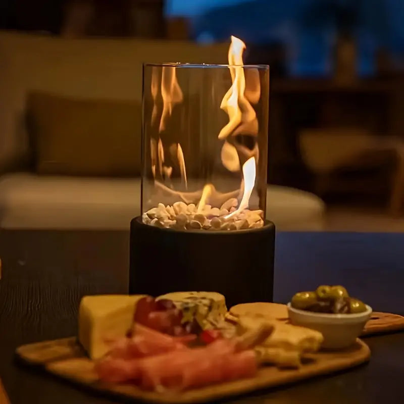 CozyFlame Tabletop Fireplace - Smoke-Free - Bioethanol - Modern Design