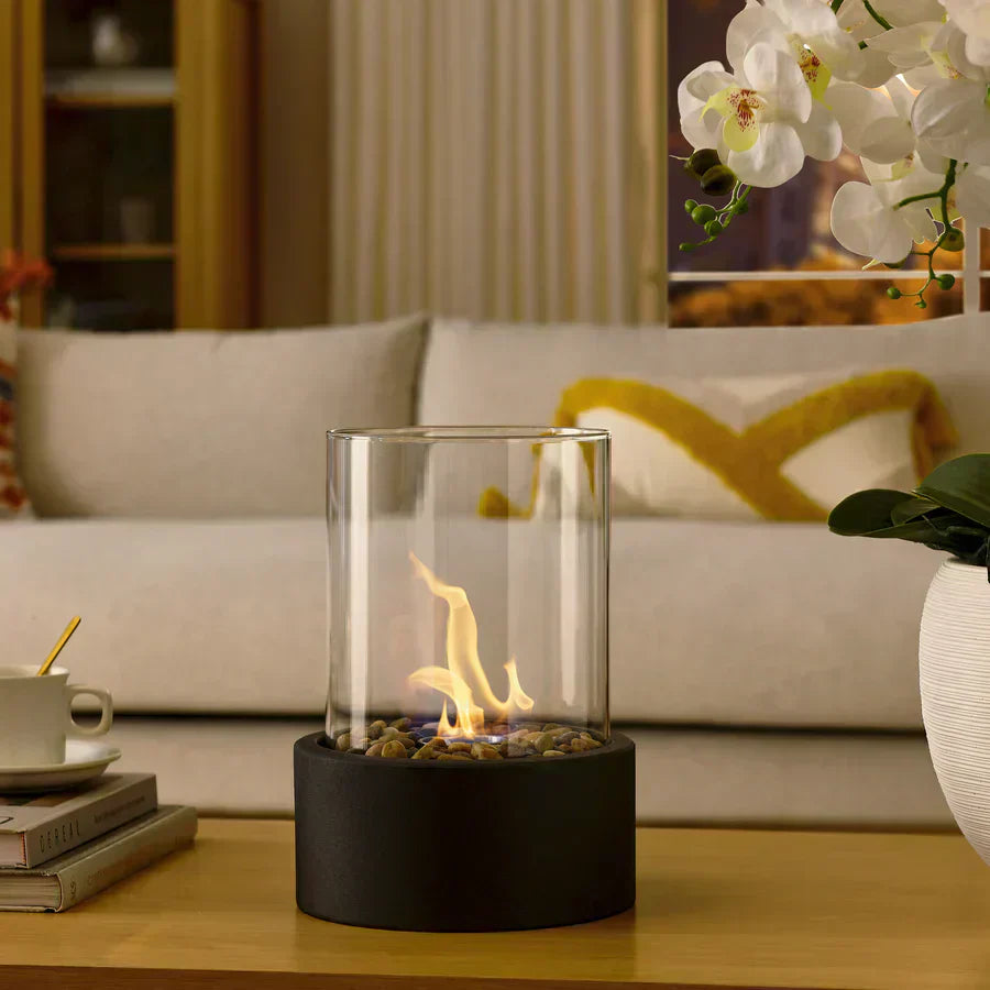 CozyFlame Tabletop Fireplace - Smoke-Free - Bioethanol - Modern Design
