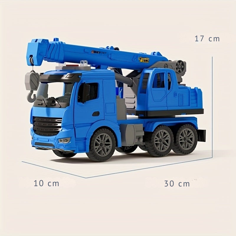 Crane Truck Toy for Kids | Sturdy with Sound Effects