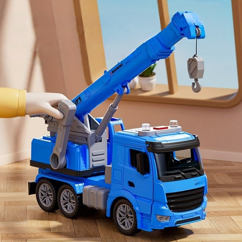 Crane Truck Toy for Kids | Sturdy with Sound Effects