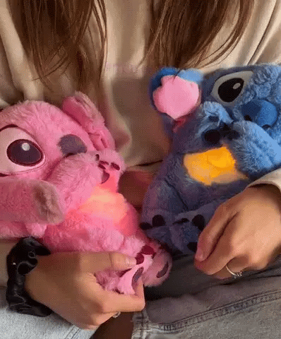 Cuddle Buddy with Simulation & Night Light | Stress Relief