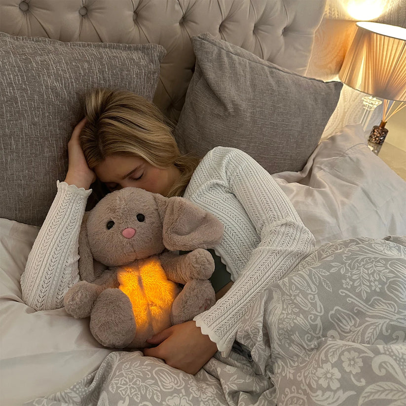 Cuddle Buddy with Simulation & Night Light | Stress Relief