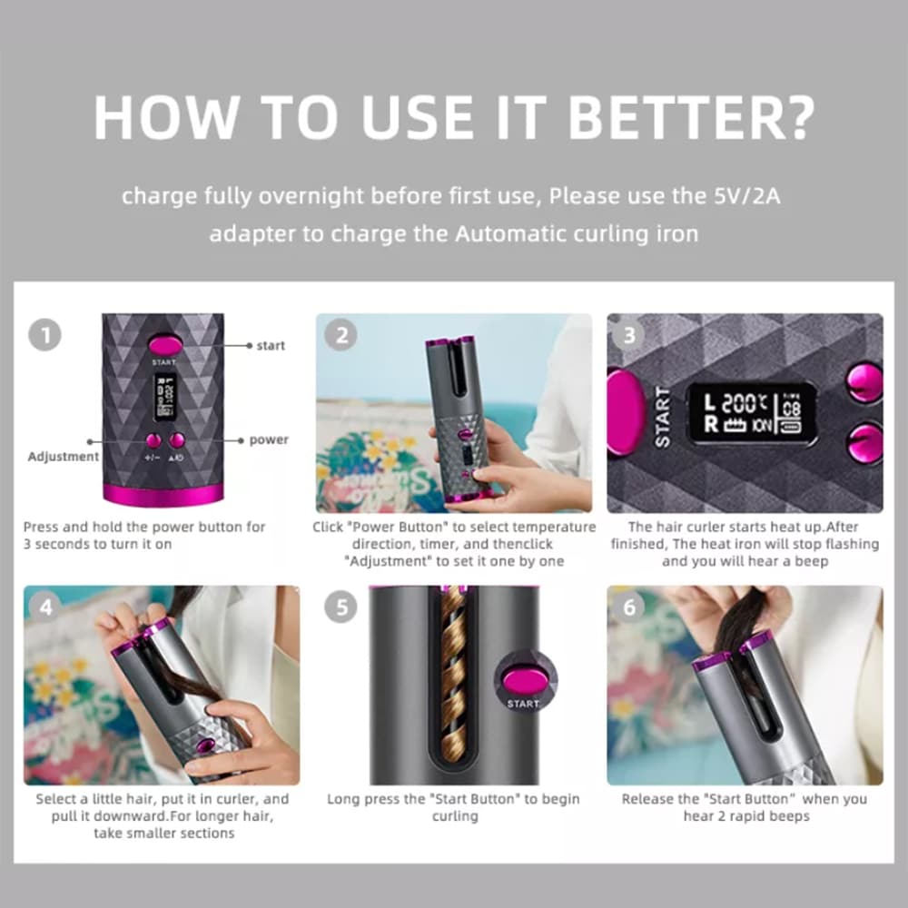 Curling Iron - Cordless -