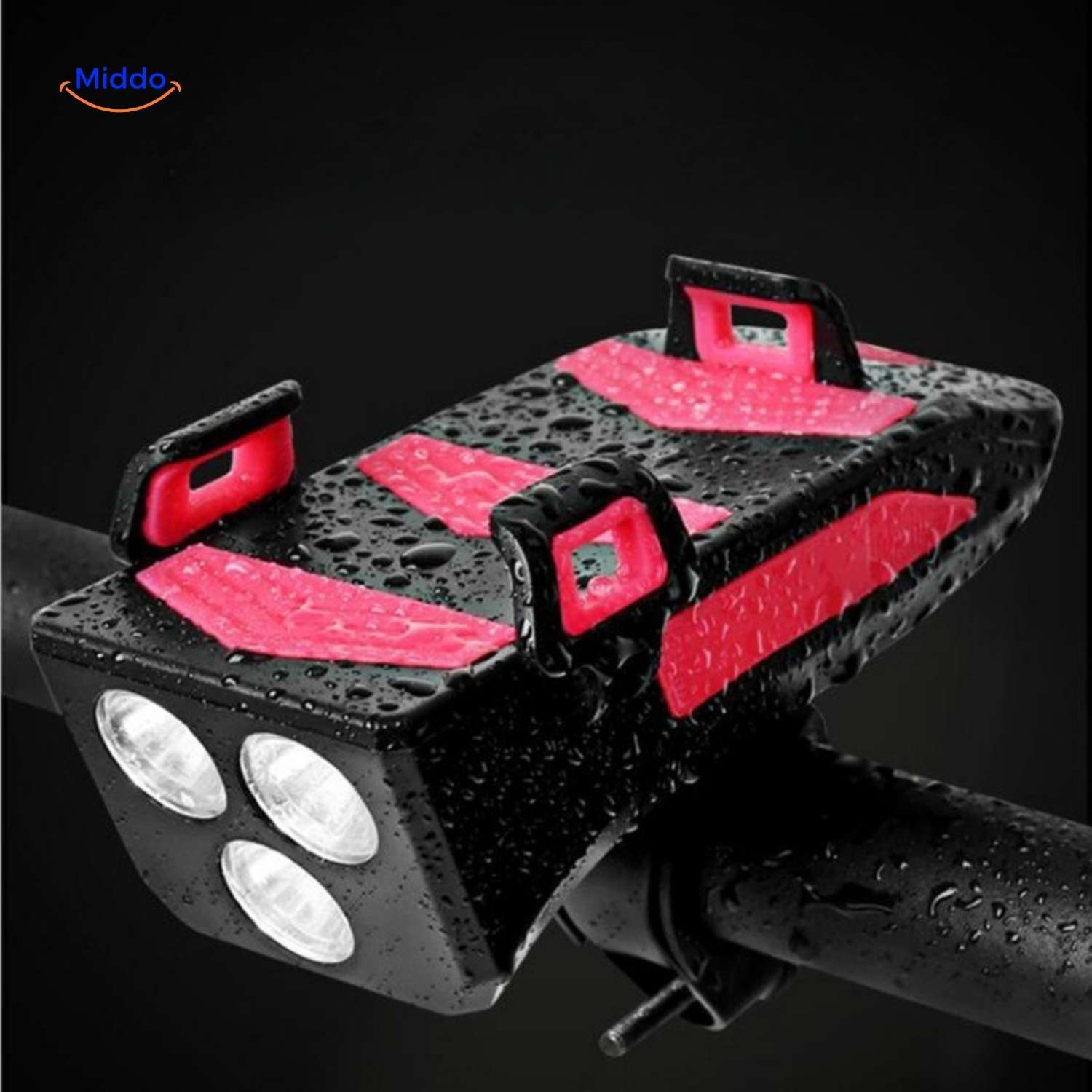CycloMax™ Bike Gadget | Phone Holder, Power Bank, Light & Horn